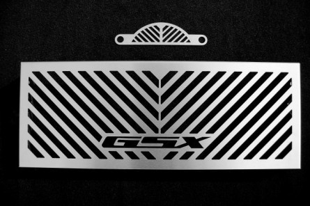 Kühlerabdeckung Suzuki GSX 1400 + Lüfterabdeckung "Schrift"